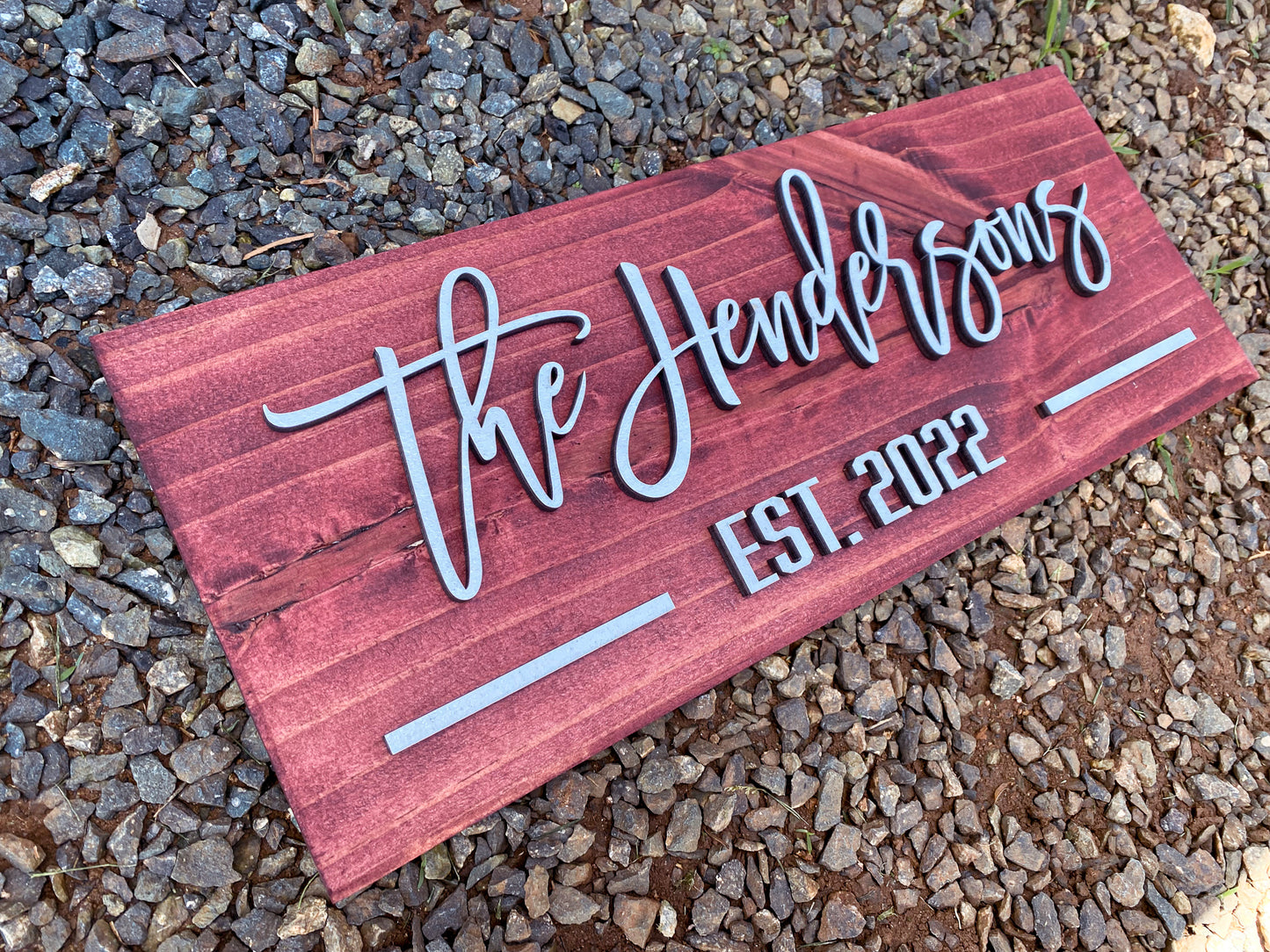 Personalized Pallet 3D Wood Sign