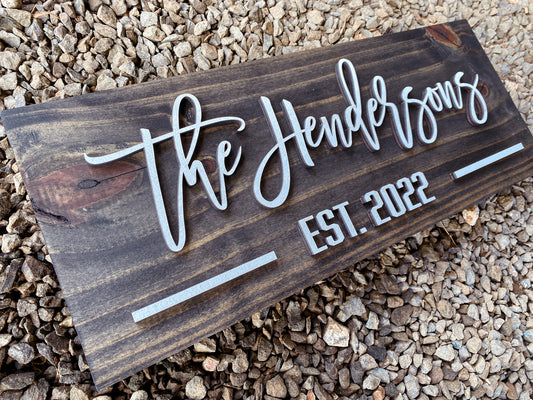 Dark Pallet 3D Wood Sign