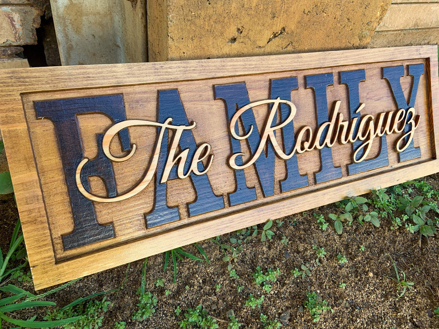 small size wooden plate adress signs