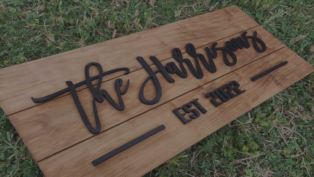 Photo Custom Laser Engraved Wood Plaque Sign Choose Your Size 