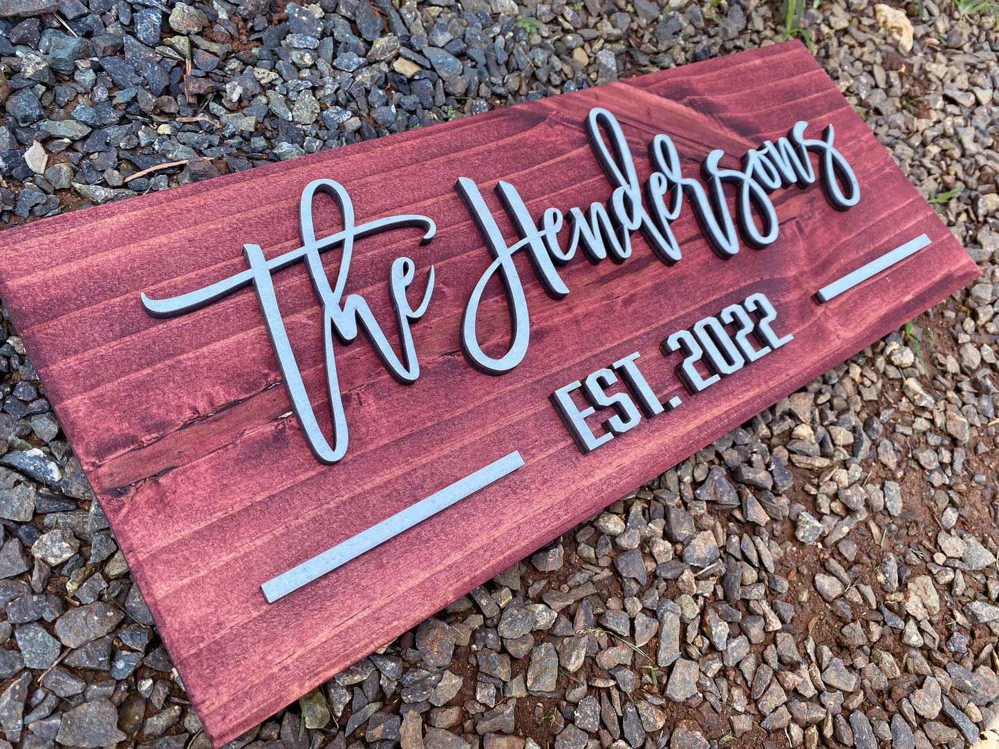 Personalized Pallet 3D Wood Sign