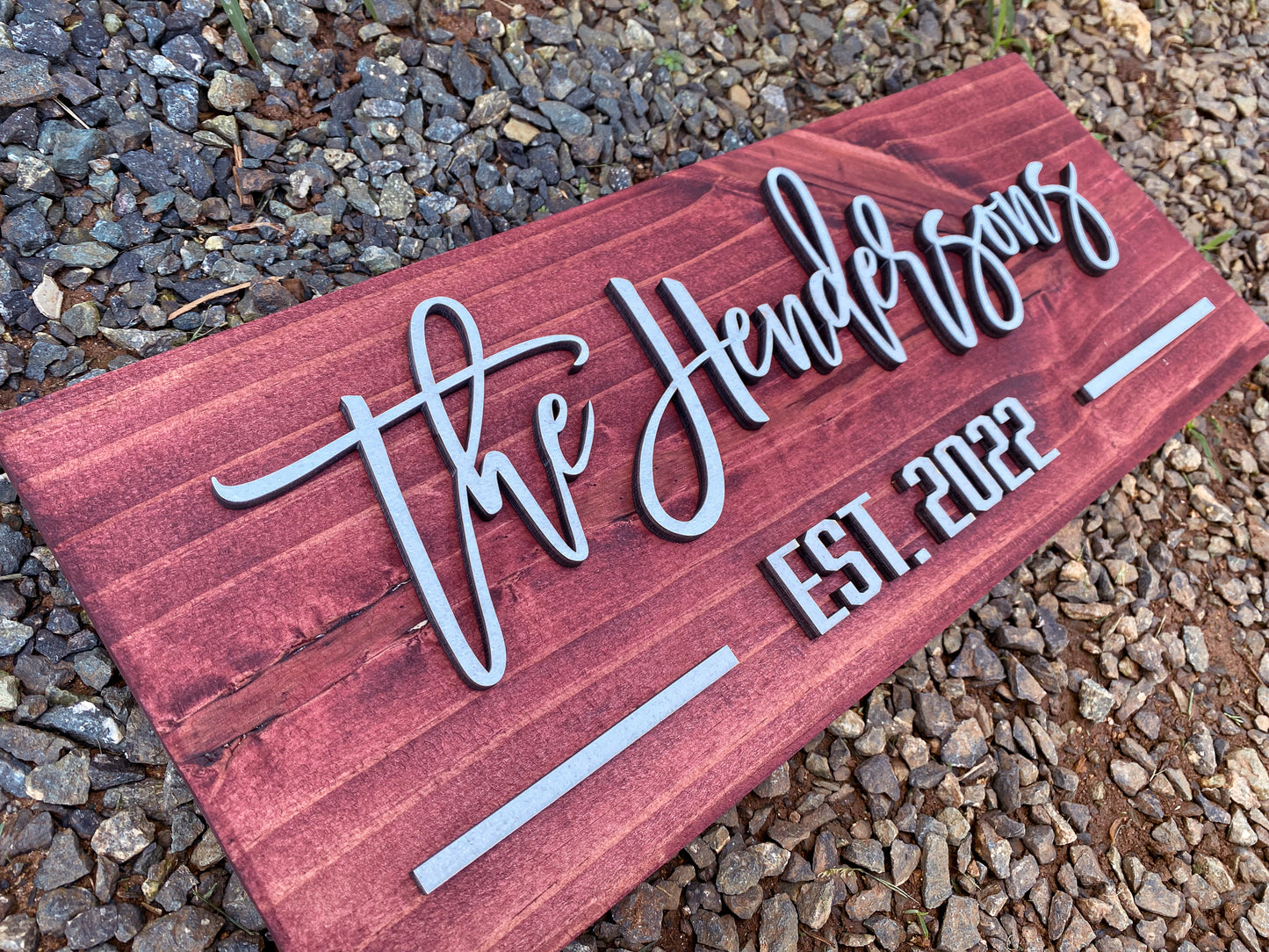 Personalized Pallet 3D Wood Sign