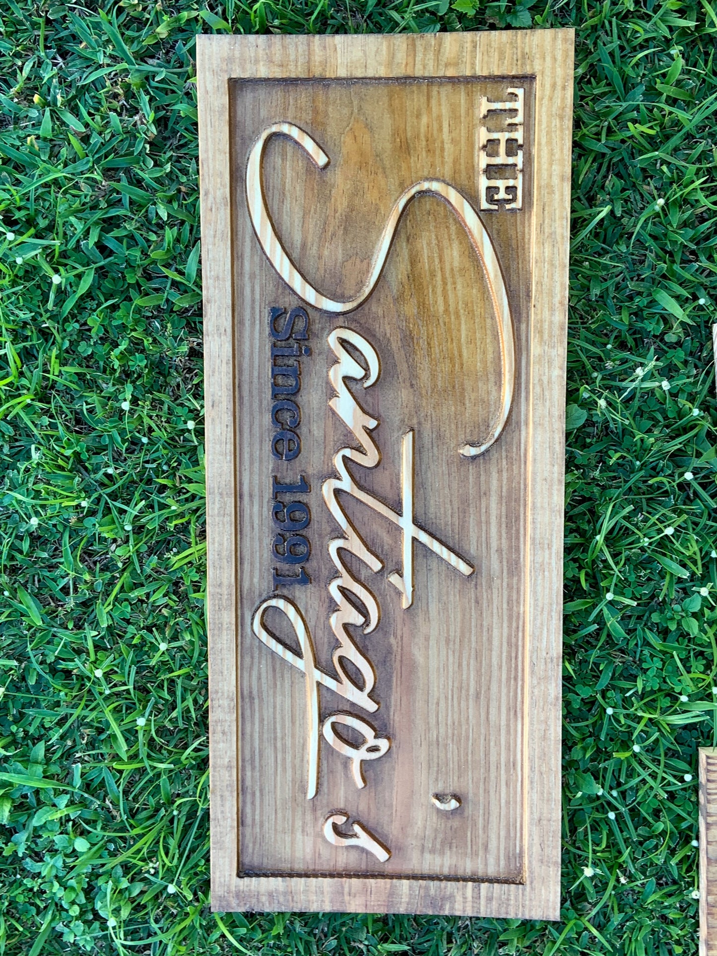 Last Name 3D Wood Sign