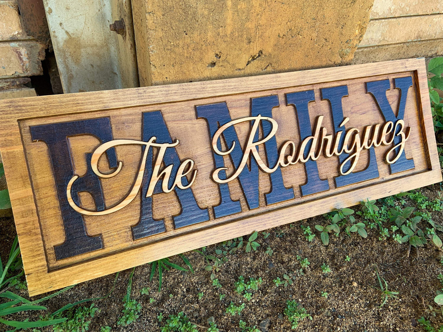 The Radrigurey Family Wooden Sign